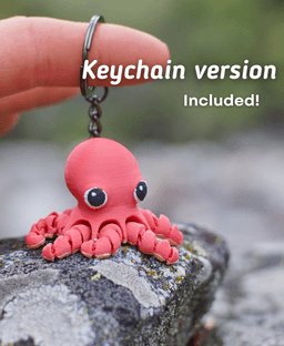 Oceanic Octopus - Articulated Fidget Octopus - Ludo Animal 3d model