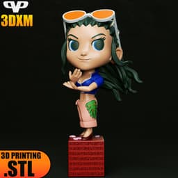 Nico Robin Chibi STL for 3D Printing ChibiSTL 3DXM 3d model