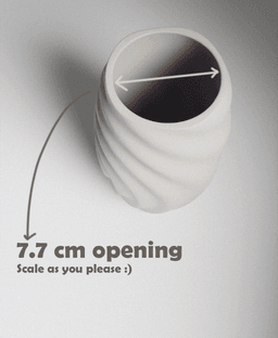 Wave Vase 3d model
