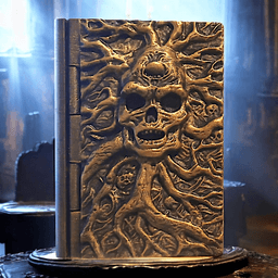 Skull Book Box 3d model