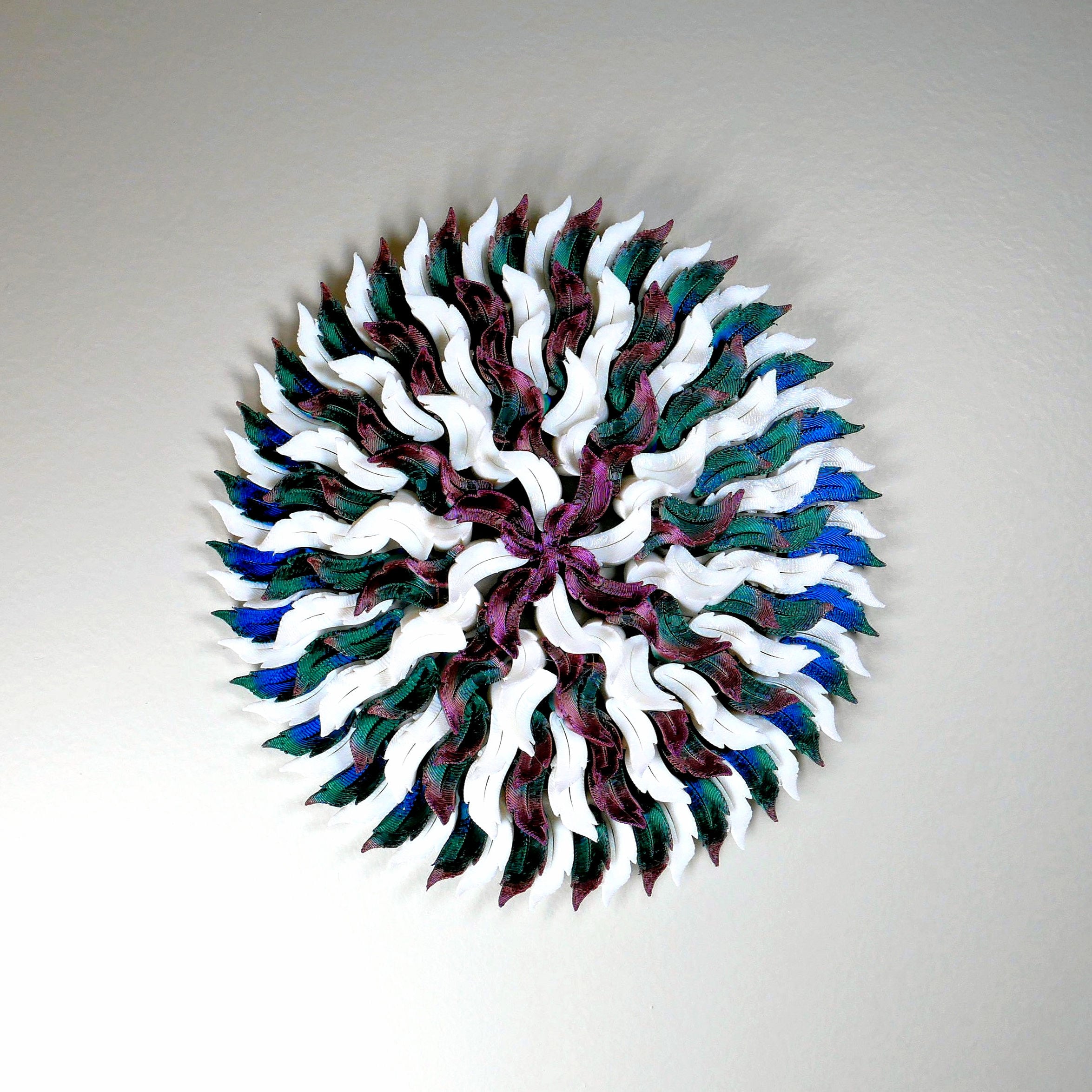 Feathers Artwork - Dual Colour 3d model