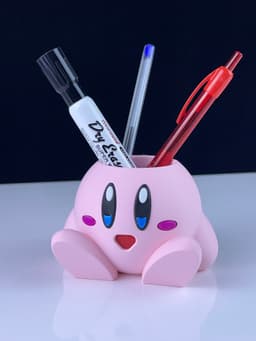 Kirby pen holder 3d model