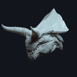 Garnon v3 Action Figure Head 3d model
