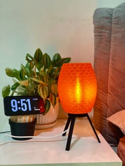 Pineapple Shape Table Lamp - Shadow Effects 3d model