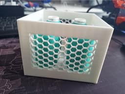stackable box for 48x70mm overlock yarn spools 3d model
