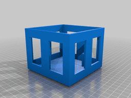 stackable box for 48x70mm overlock yarn spools 3d model