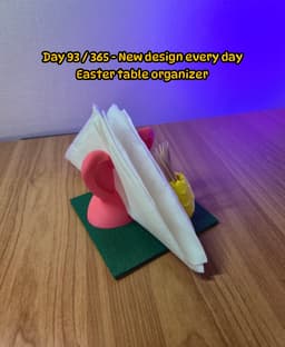 Easter Bunny Table Companion 3d model