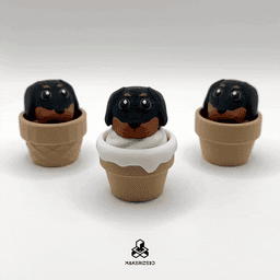 Ice Cream Buddy Clicker (dachshund) 3d model