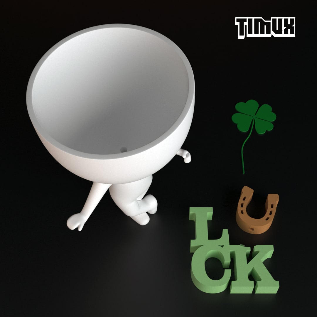 ROBERT PLANT WITH A LUCK SIGN 3d model