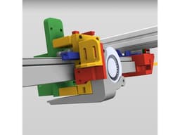 Rail MGN 12 sur XY Hypercube evolution 3d model