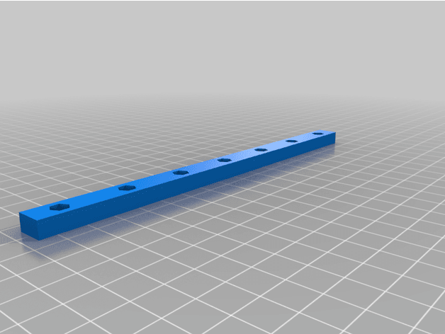 Rail MGN 12 sur XY Hypercube evolution 3d model