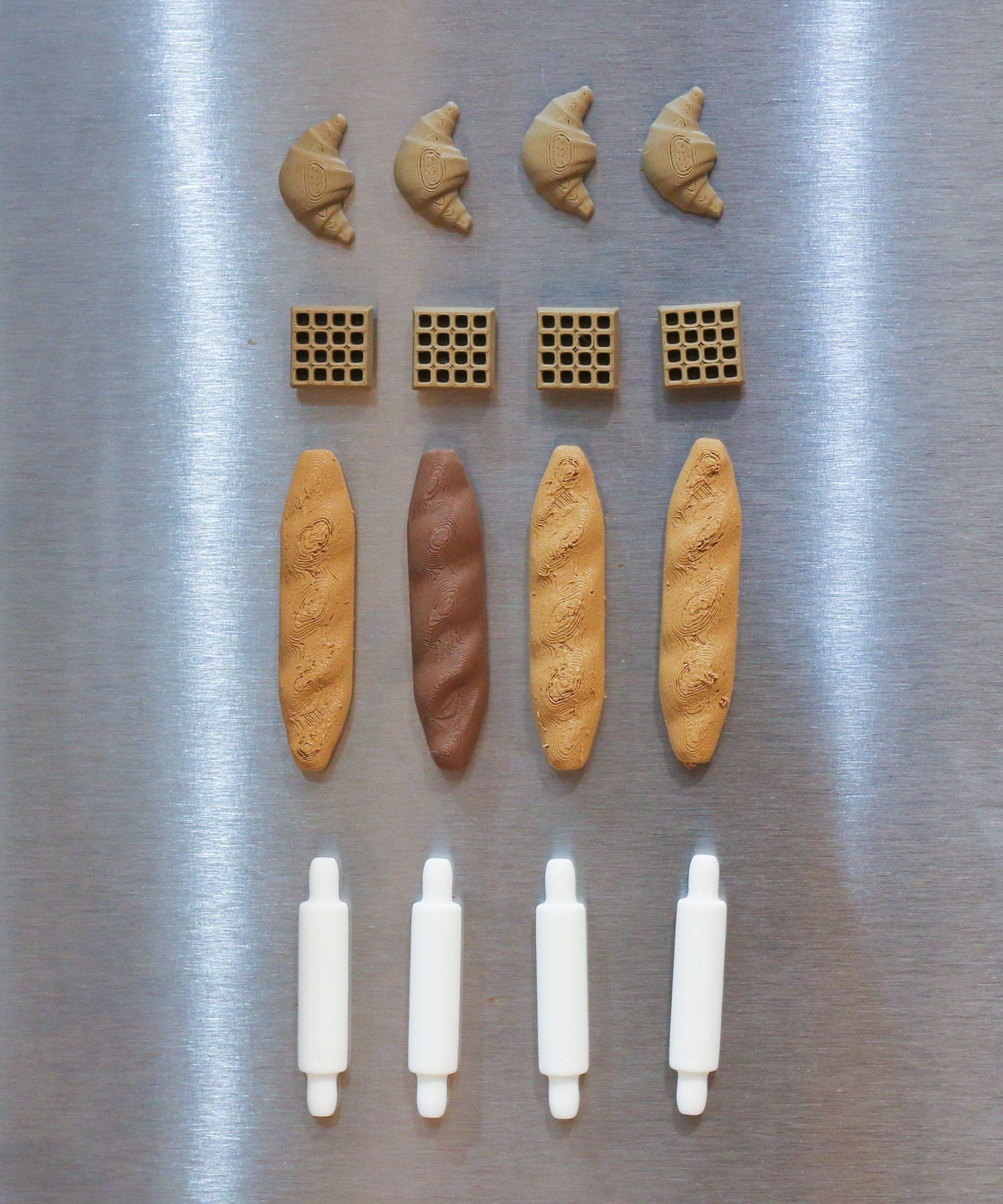 Bakery Bites Magnet Set 3d model