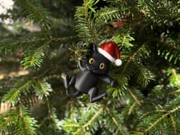 cat chritsmas tree ornament 3d model