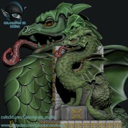 Dragon,Gargoyle Bookend 3d model