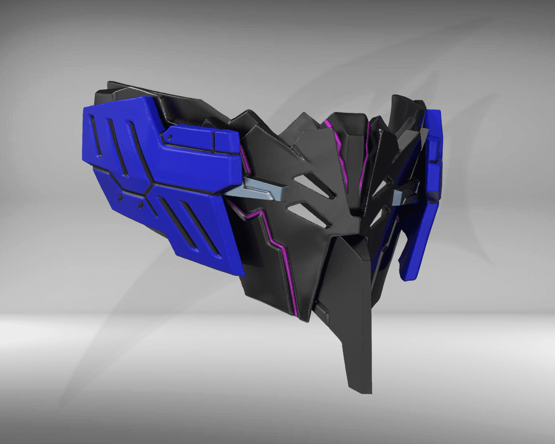 Vidar - Mecha Mask 3d model