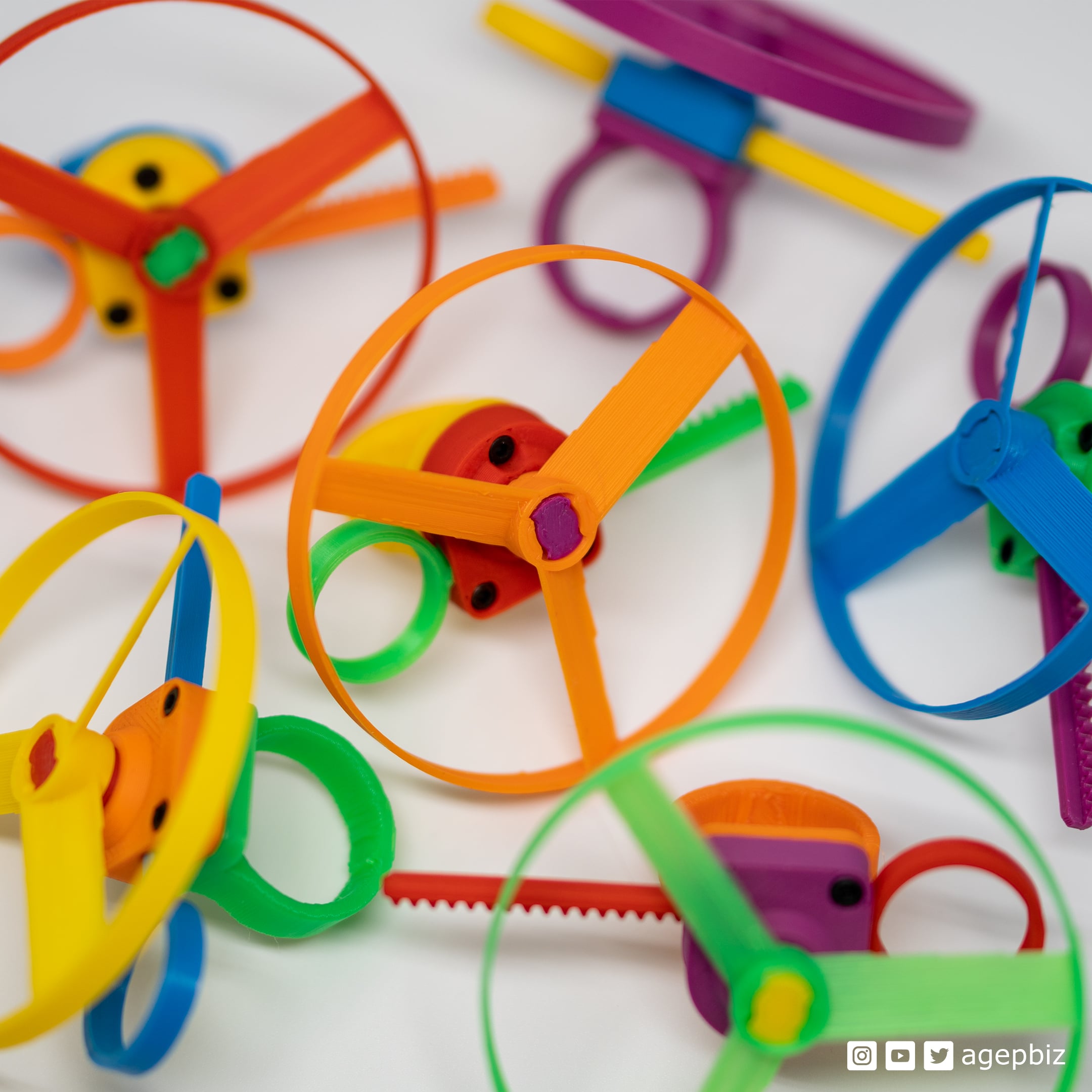 Pull Copter Finger Ring 3d model