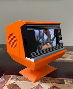 1974 Retro TV Phone Holder 3d model