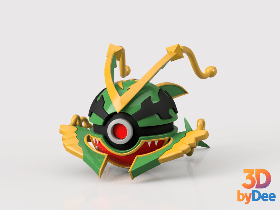 Rayquaza (Mega) Ball 3d model