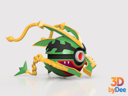 Rayquaza (Mega) Ball 3d model