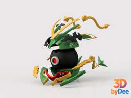 Rayquaza (Mega) Ball 3d model