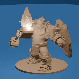 Dwarf Warrior v2.0 3d model