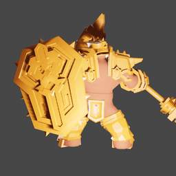 Dwarf Warrior v2.0 3d model