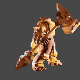 Dwarf Warrior v2.0 3d model
