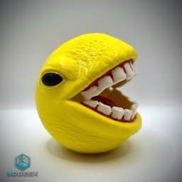 Cursed Pacman 3d model