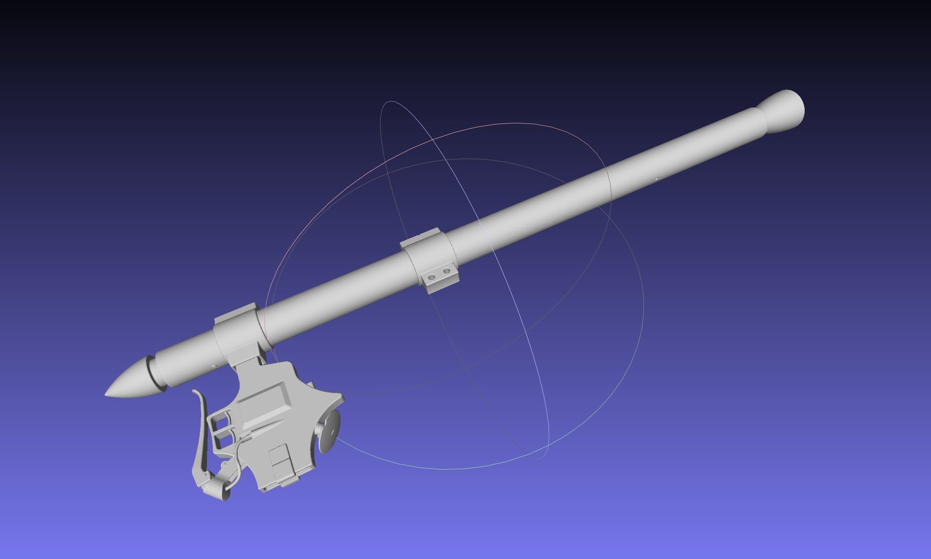 Attack On Titan Thunder Spear Assembly 3d model