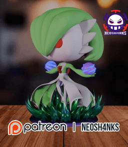 Gardevoir Funko style 3d model