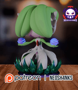 Gardevoir Funko style 3d model