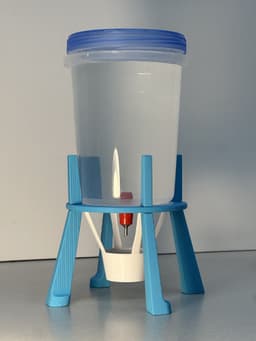 Compact Quail Water Dispenser 3d model
