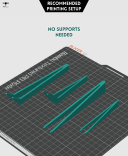 Tweezers 4-Piece Set 3d model