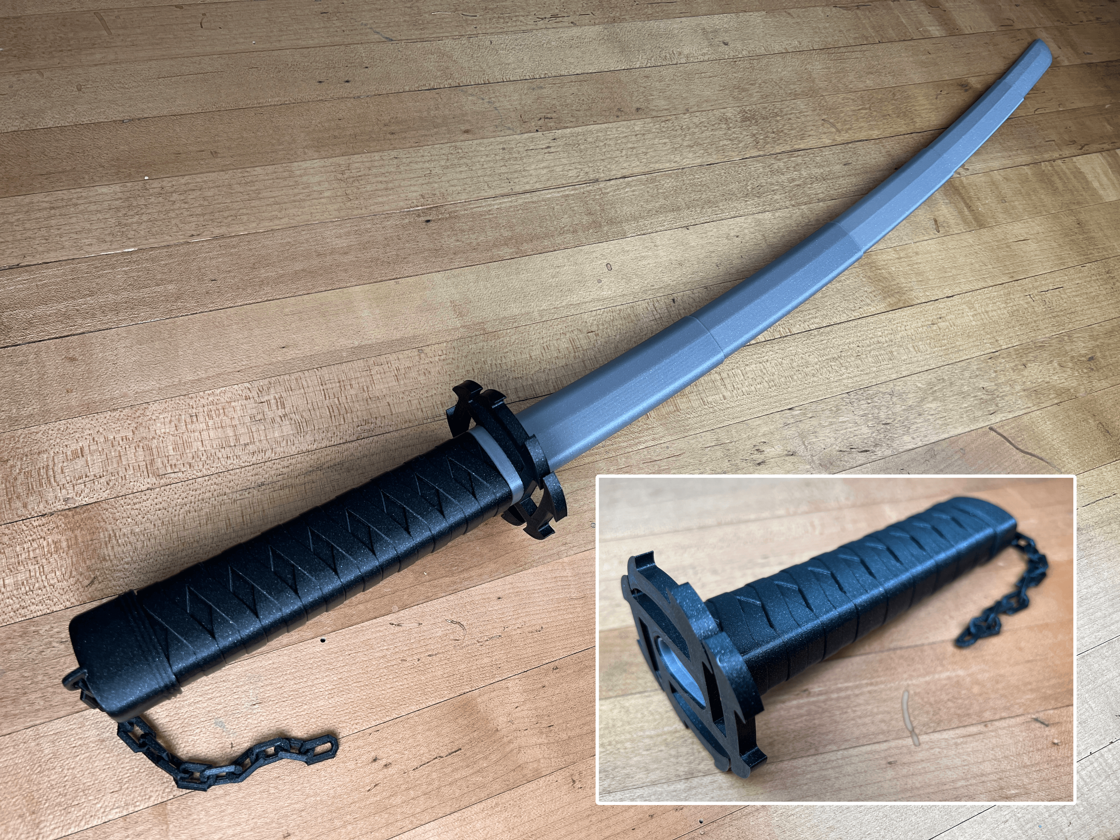 Replaceable Blade Collapsing Zanpakuto 3d model