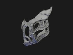 Sub Zero Mask from Mortal Kombat 3d model