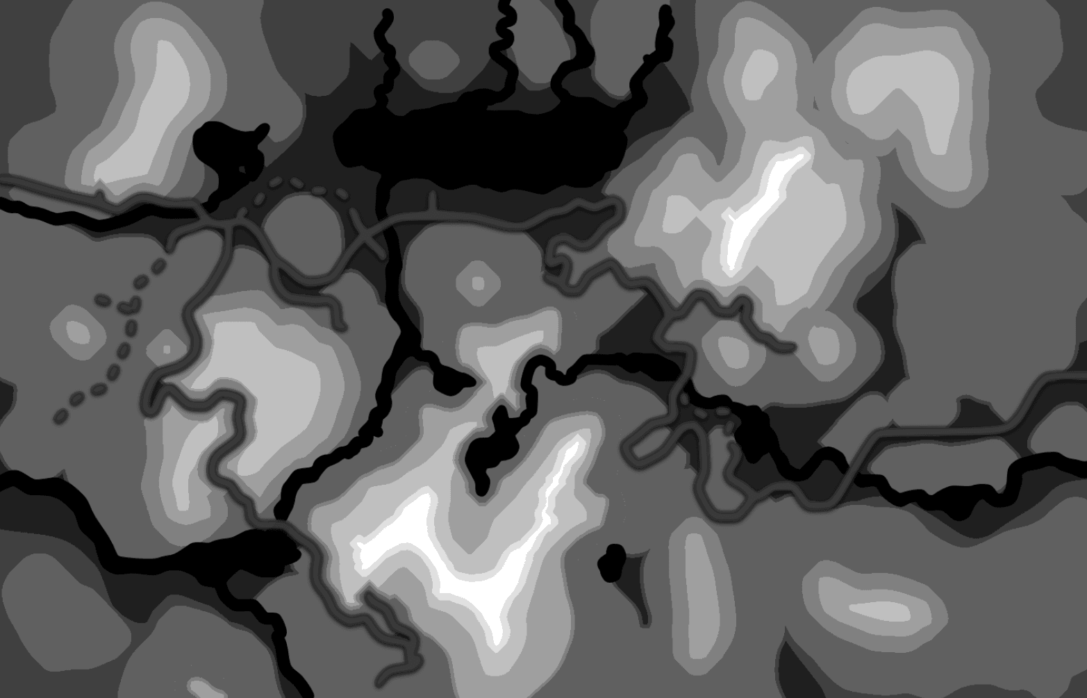 Topographical Map Of Barovia 3d model