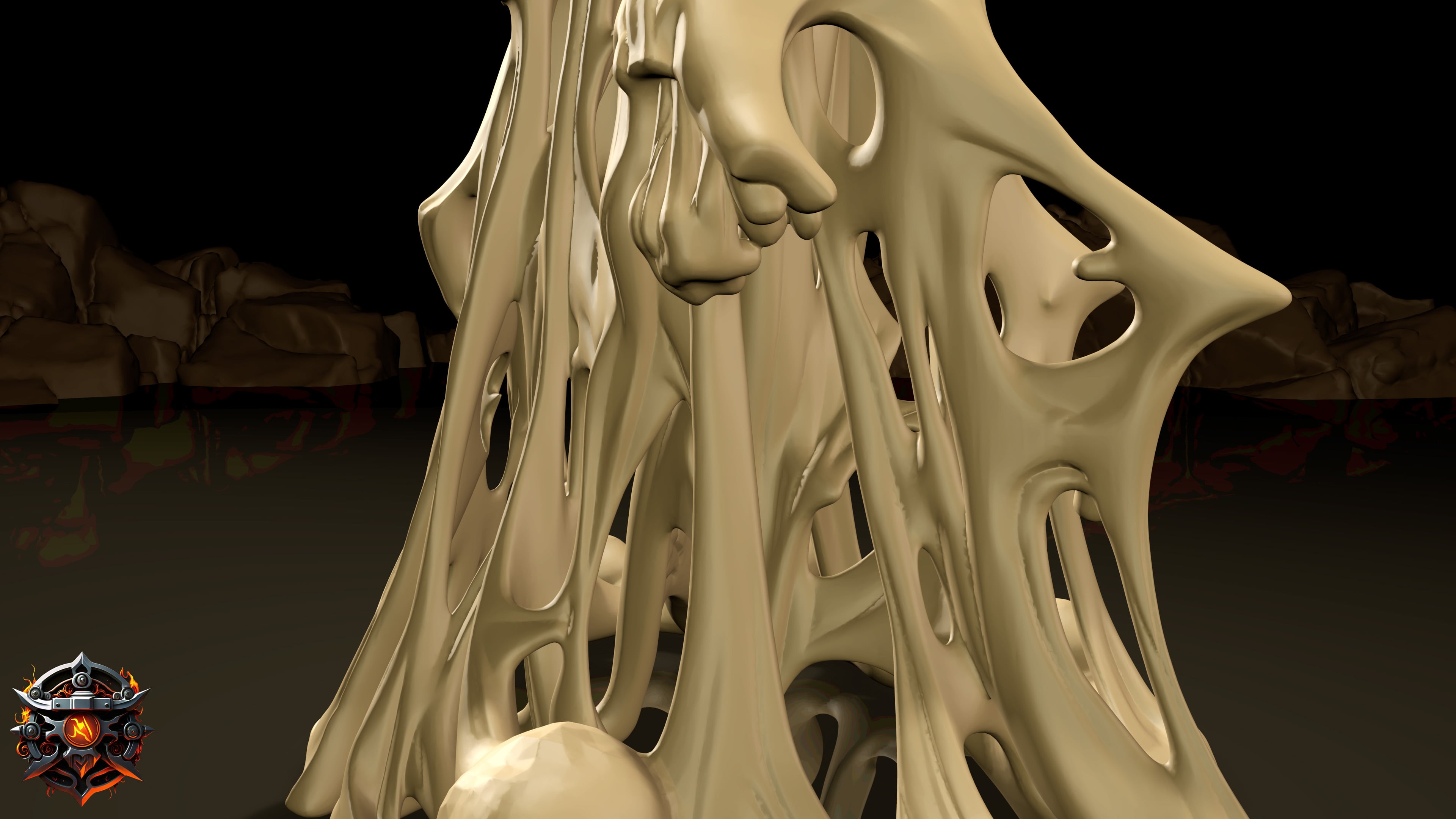 Waxora the Meltwalker 3d model