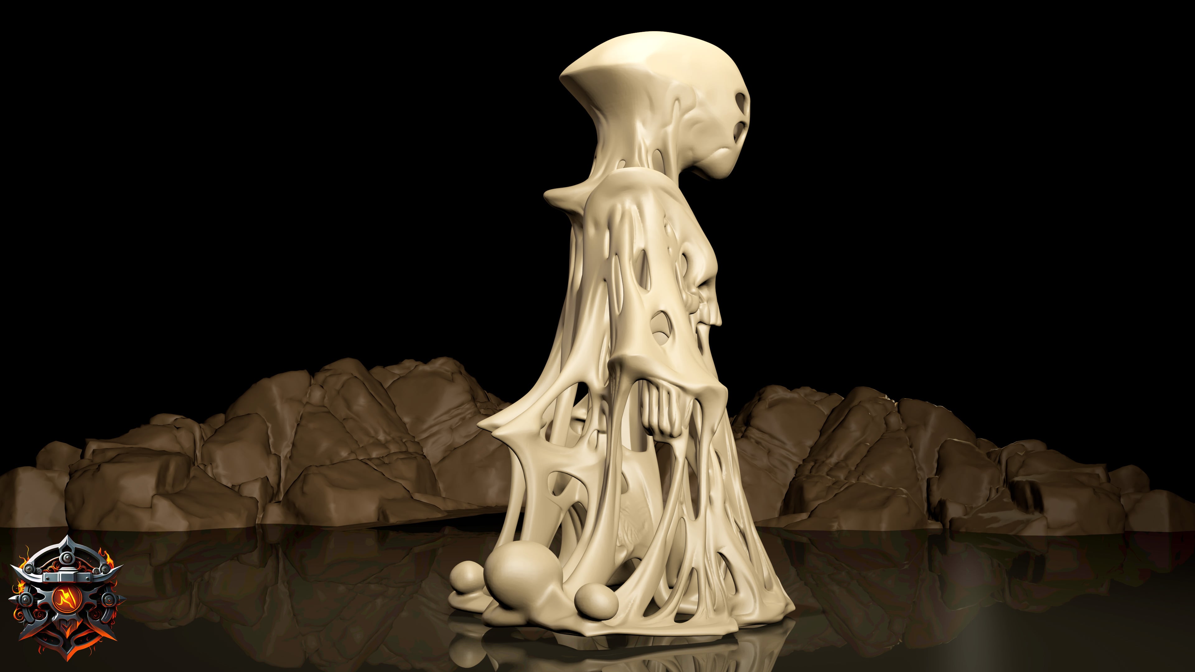 Waxora the Meltwalker 3d model