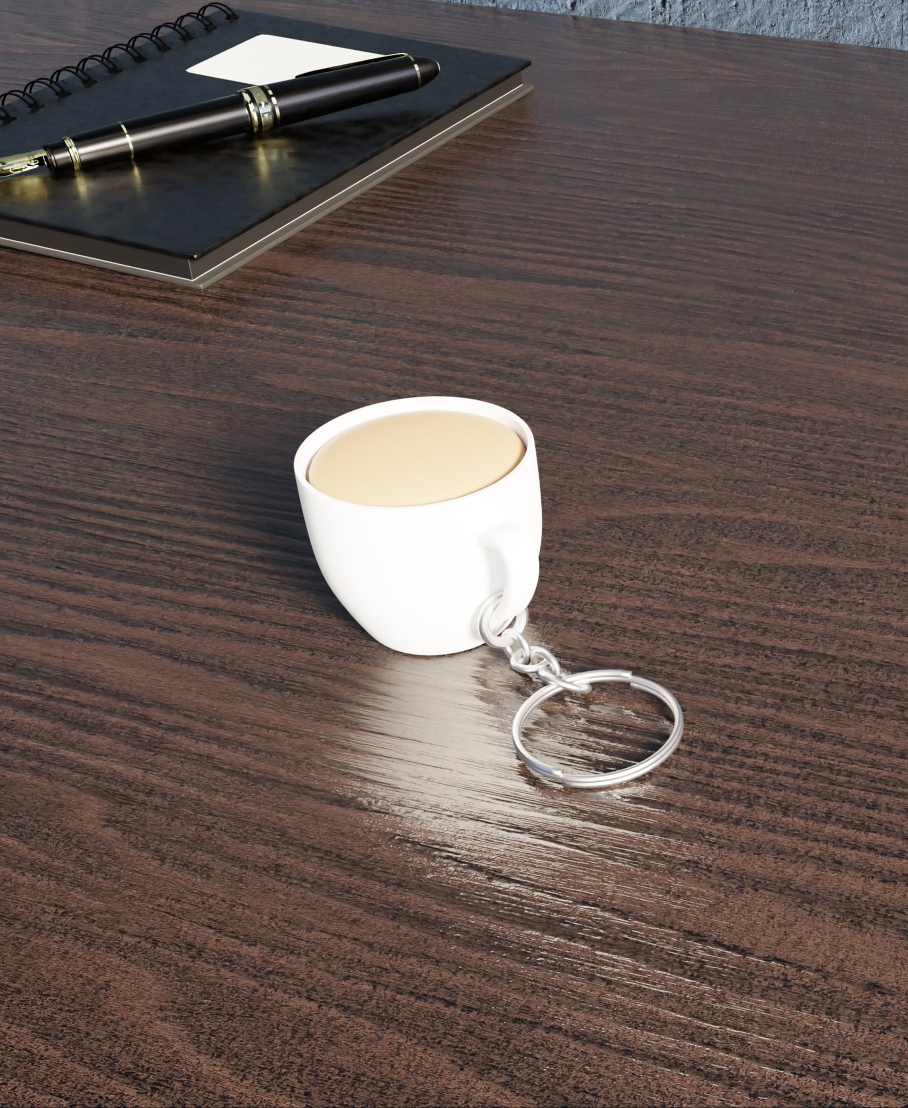 Coffee Mug Fidget Clicker 3d model