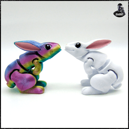 Cute articulated Rabbit 3d model