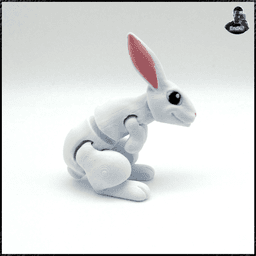 Cute articulated Rabbit 3d model
