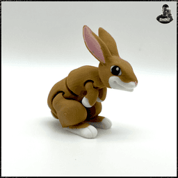 Cute articulated Rabbit 3d model