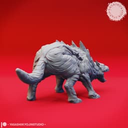 Hellhound - Growling - Tabletop Miniature (Pre-Supported STL) 3d model