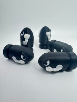 Bullet Bill Clicker Fidget 3d model