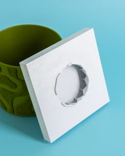 Chunky Block Drip Tray // 190mm 3d model