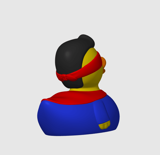 Rubber Superman | 3MF 3d model