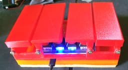 Page Turner from 4 key pc keyboard USB 3d model