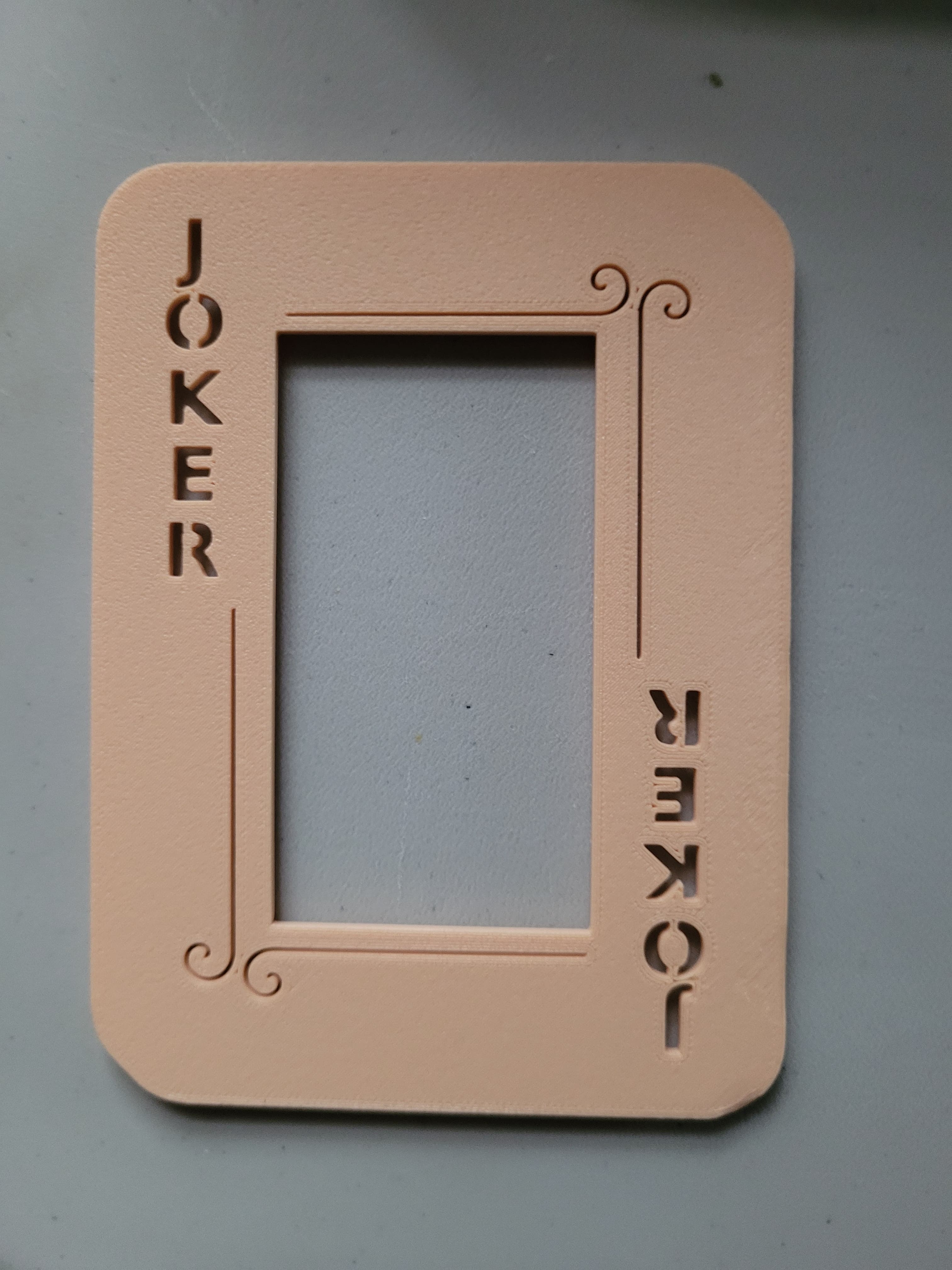Joker Playing Card 3d model