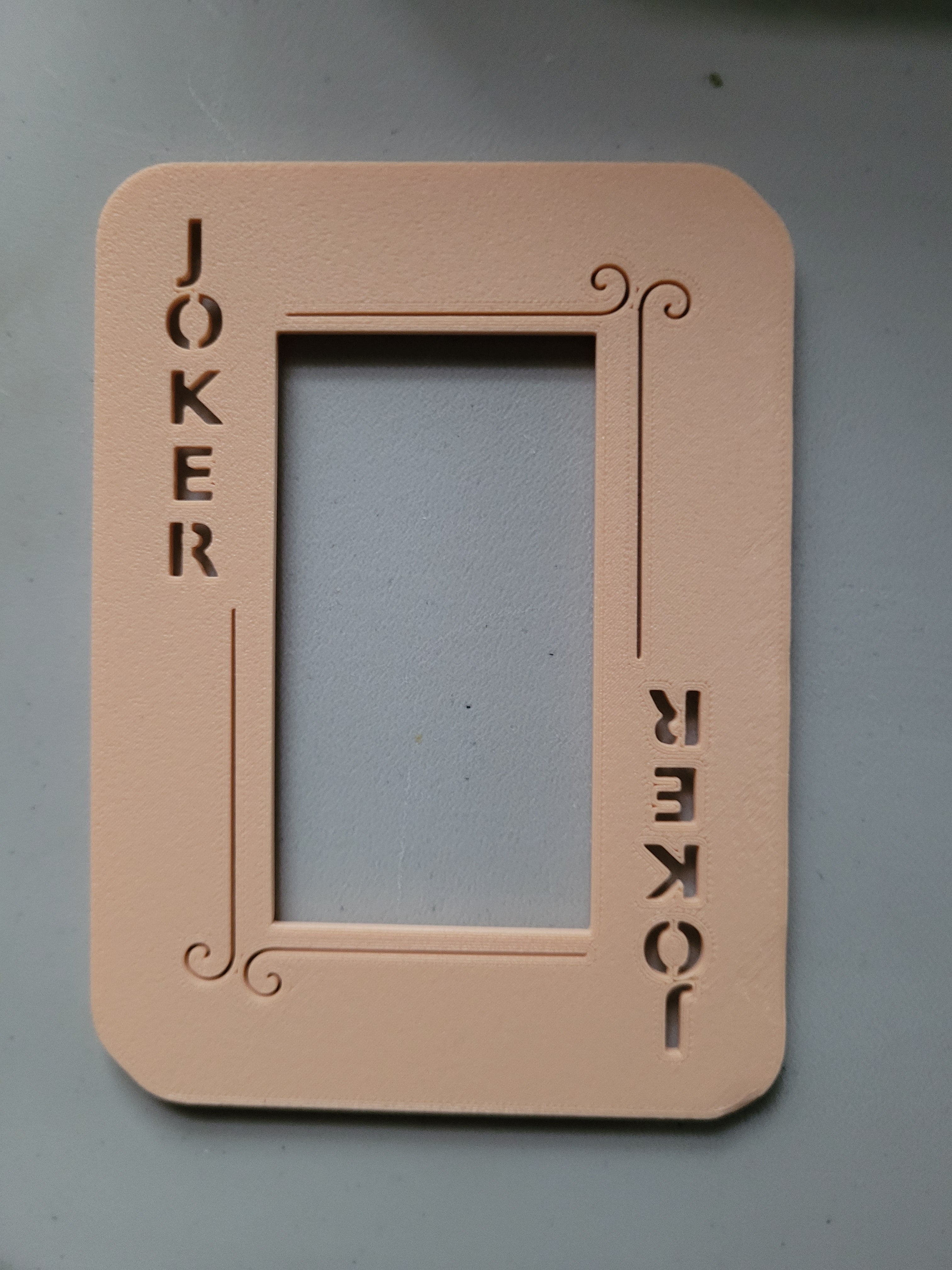 Joker Playing Card 3d model