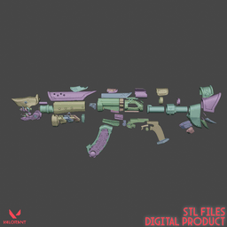 Si Fi Arcane Vandal Valorant 3d model